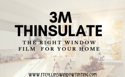 3m Thinsulate window film is right for Fort collins homes